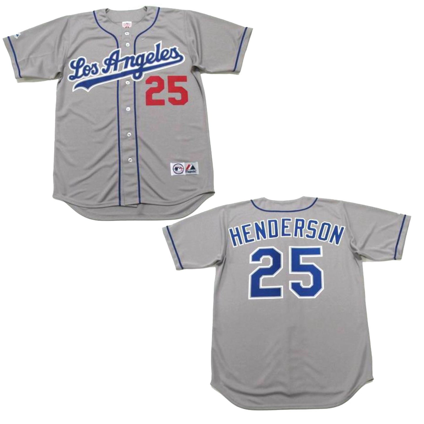 Baseball Rickey Henderson Los Angeles Dodgers 25 Jersey