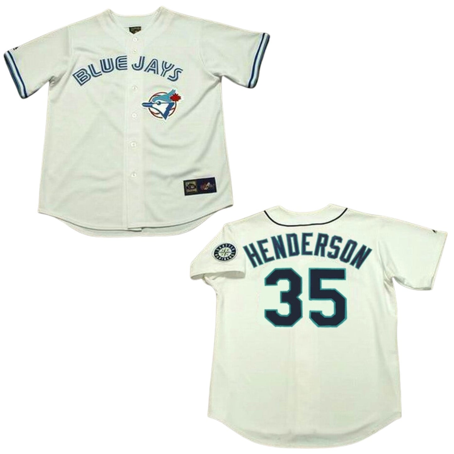 Baseball Rickey Henderson Seattle Mariners 35 Jersey