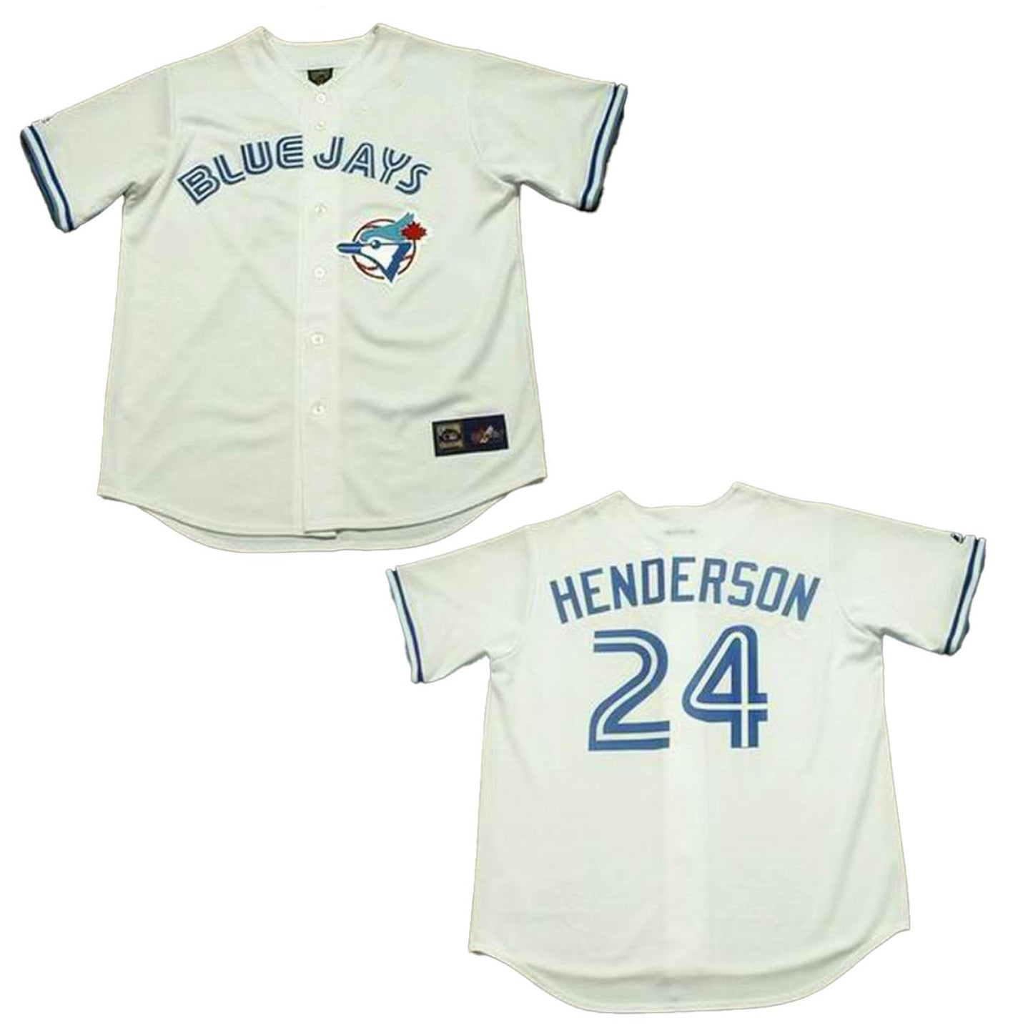 Baseball Rickey Henderson Toronto Blue Jays 24 Jersey