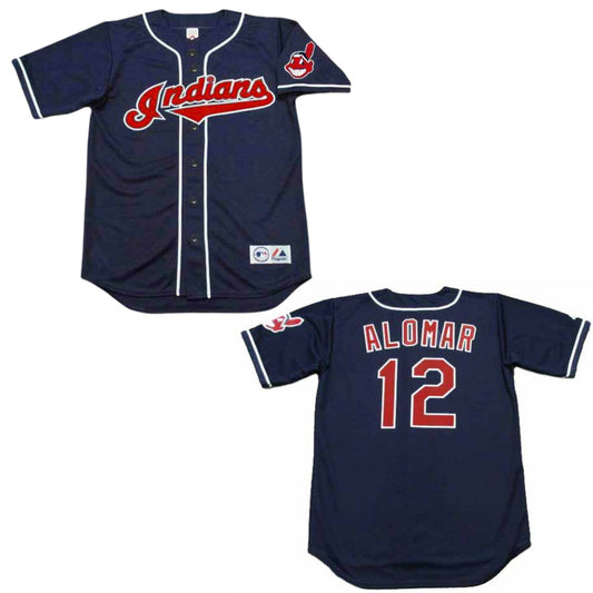 Baseball Roberto Alomar Cleveland Indians 12 Jersey