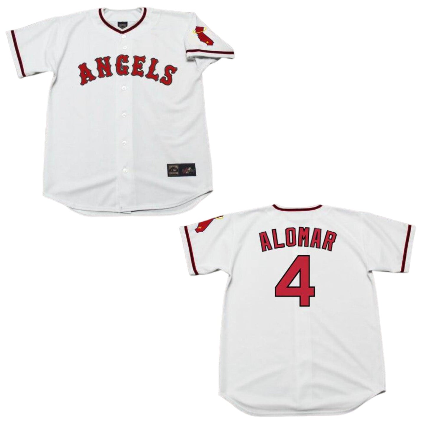Baseball Sandy Alomar California Angels 4 Jersey