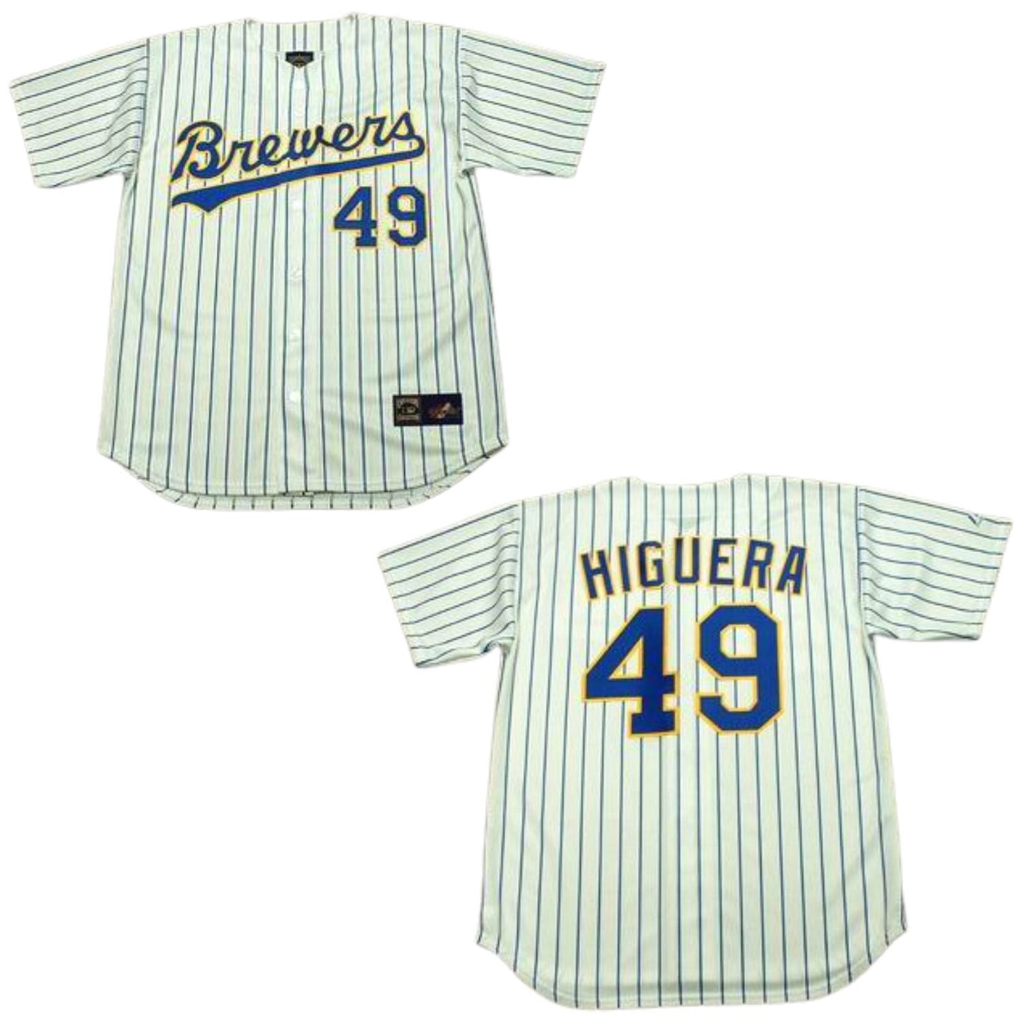 Baseball Teddy Higuera Milwaukee Brewers 49 Jersey