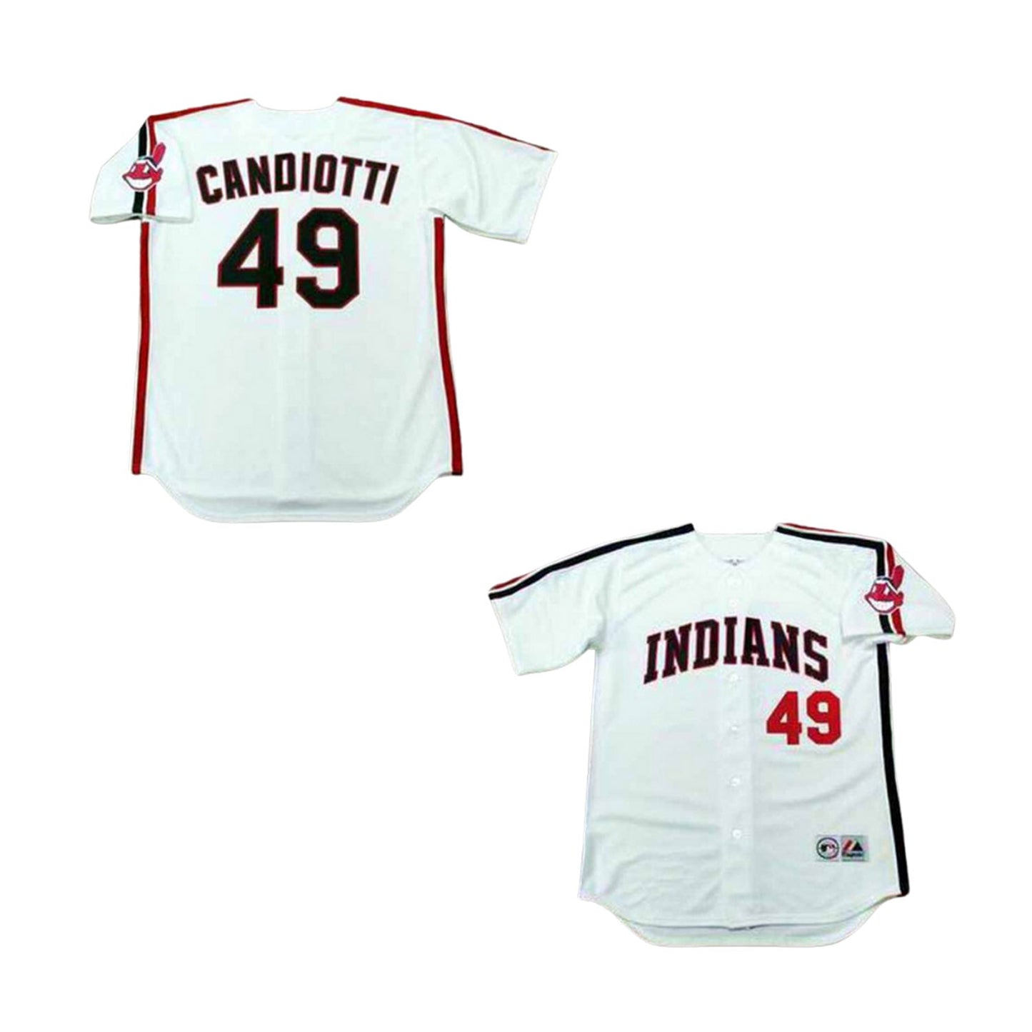 Baseball Tom Candiotti Cleveland Indians 49 Jersey