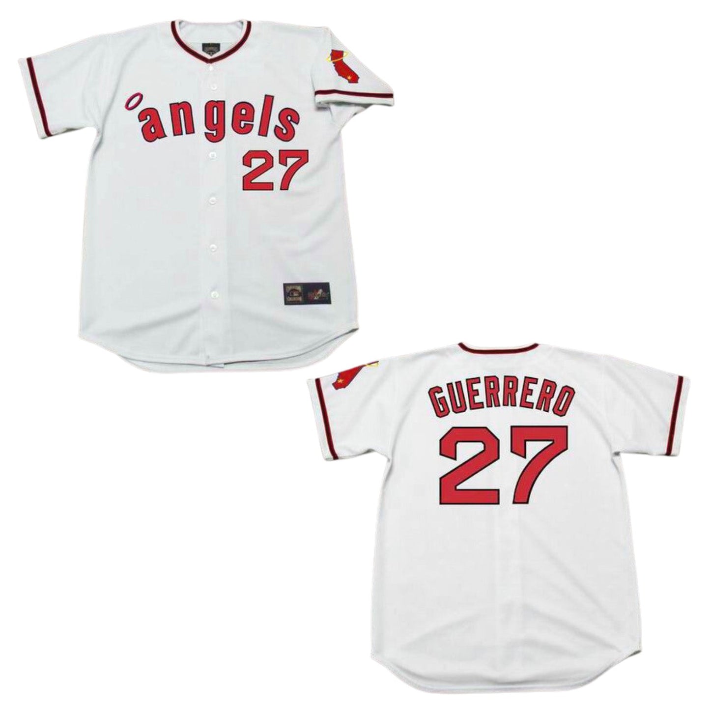 Baseball Vladimir Guerrero California Angels 27 Jersey