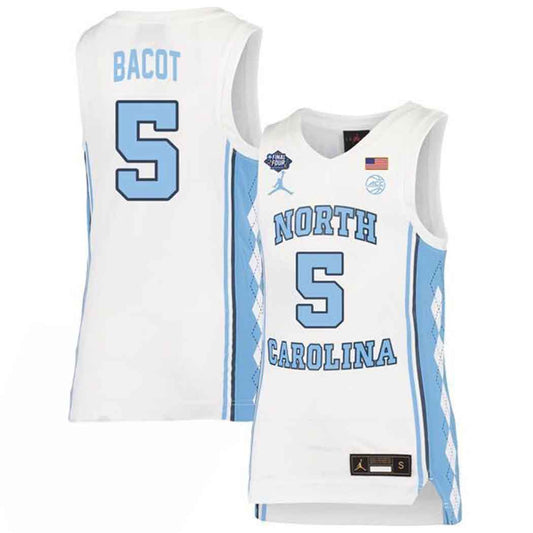 NCAA Armando Bacot North Carolina Tar Heels 5 Jersey