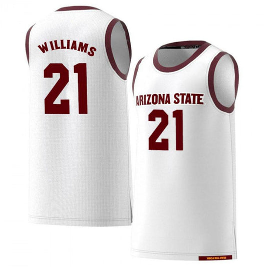 NCAAB 21 Demari Williams Arizona State Sun Devils Jersey