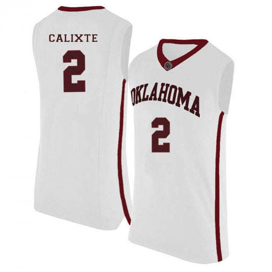NCAAB Aaron Calixte Oklahoma Sooners 2 Jersey