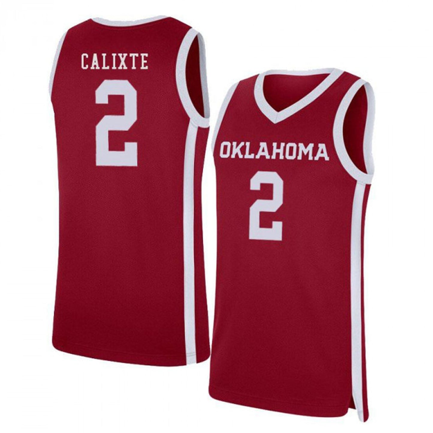 NCAAB Aaron Calixte Oklahoma Sooners 2 Jersey