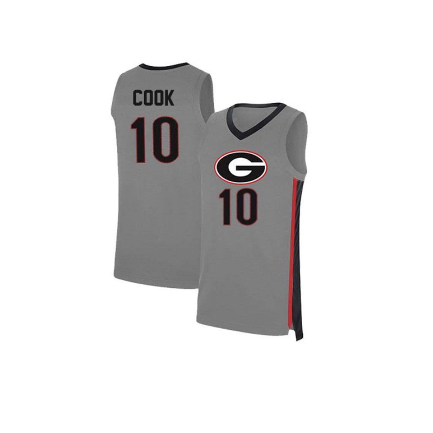 NCAAB Aaron Cook Georgia Bulldogs 10 Jersey