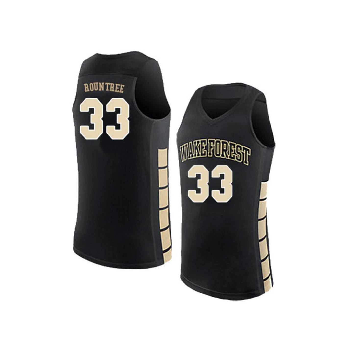 NCAAB Aaron Rountree Wake Forest Demon Deacons 33 Jersey