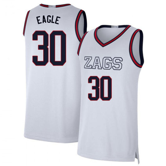 NCAAB Abe Eagle Gonzaga Bulldogs 30 Jersey