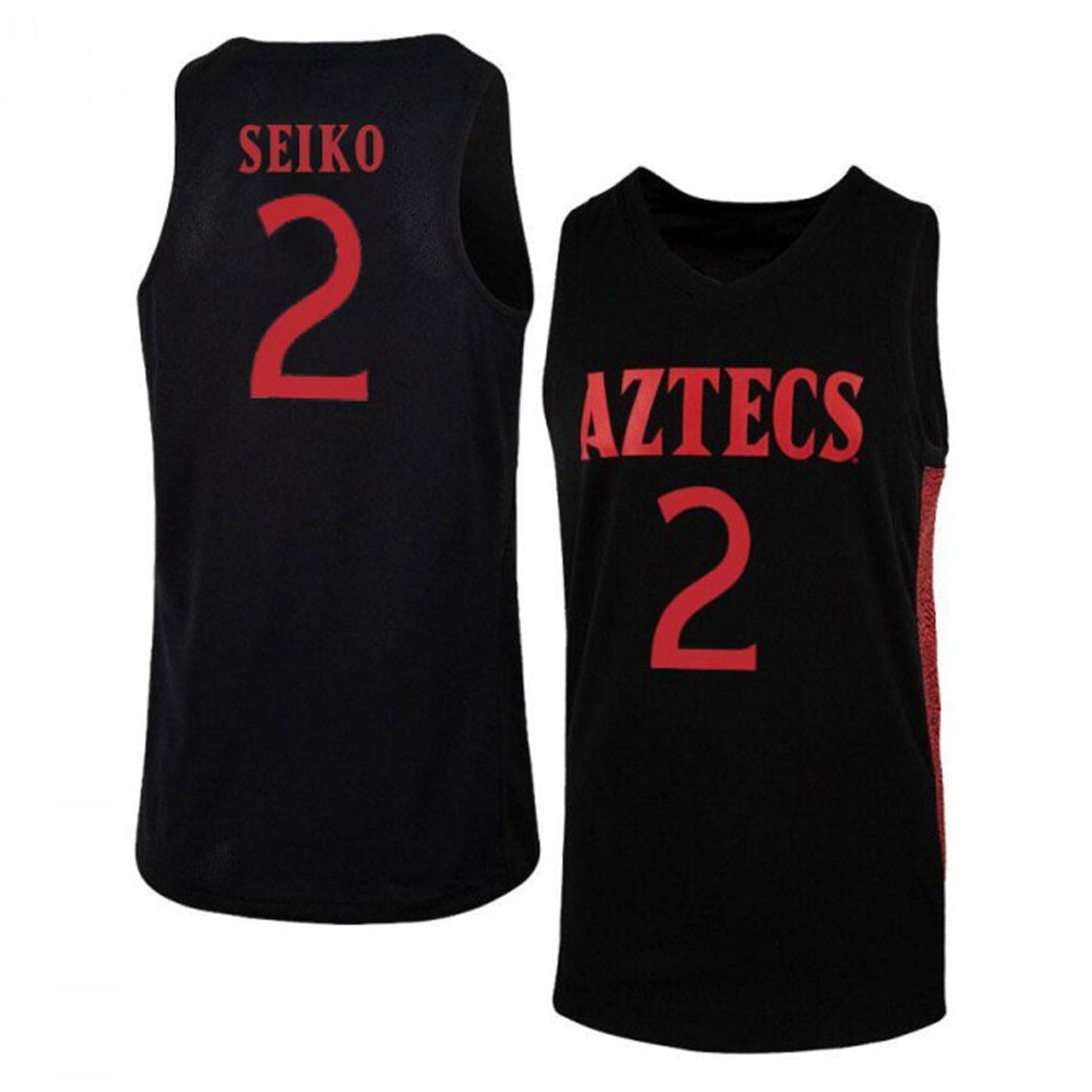 NCAAB Adam Seiko San Diego State Aztecs 2 Jersey