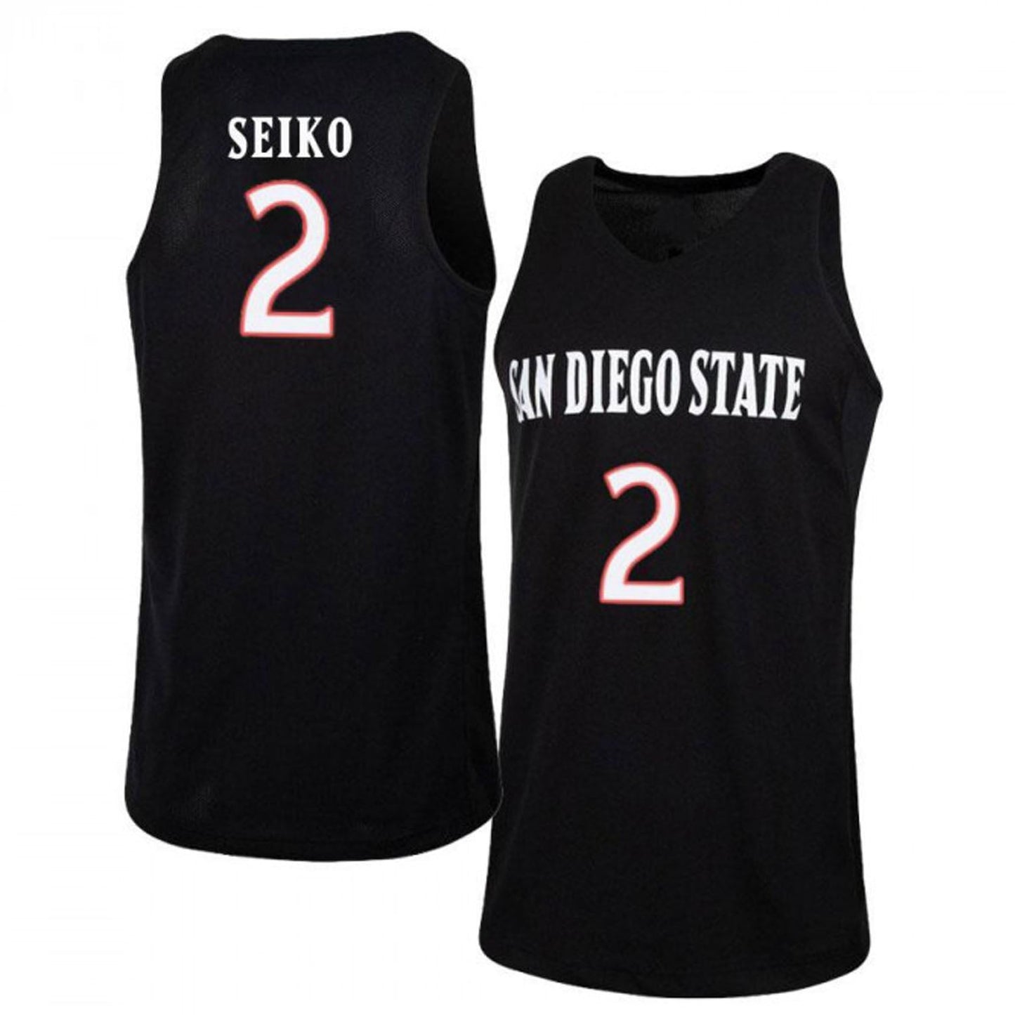 NCAAB Adam Seiko San Diego State Aztecs 2 Jersey