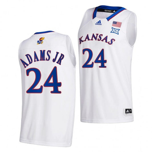 NCAAB Adams Jr Kansas Jayhawks 24 Jersey
