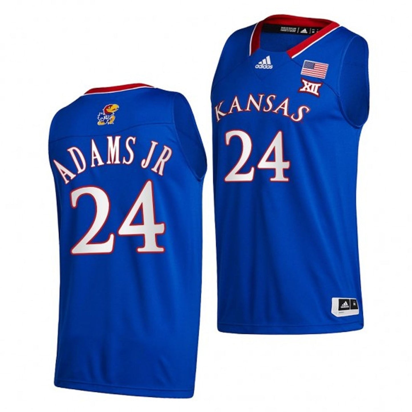NCAAB Adams Jr Kansas Jayhawks 24 Jersey
