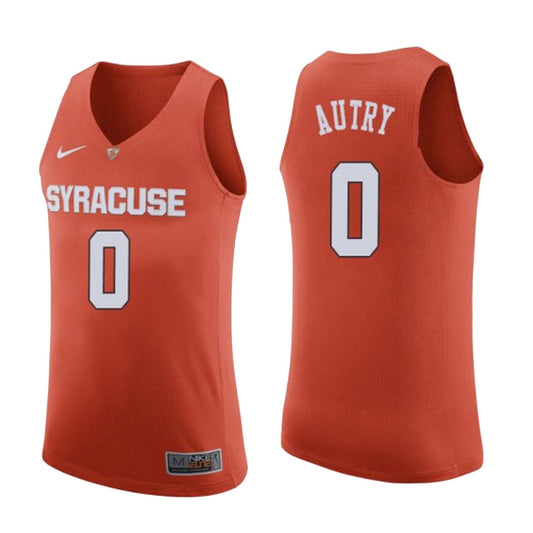 NCAAB Adrian Autry Syracuse Orange 0 Jersey