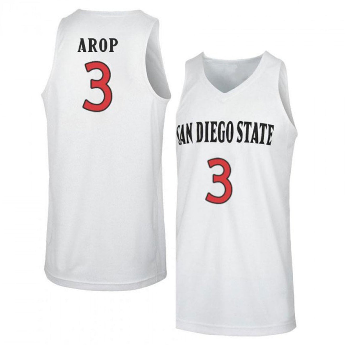 NCAAB Aguek Arop San Diego State Aztecs 3 Jersey