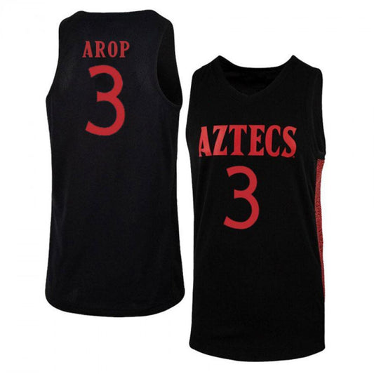 NCAAB Aguek Arop San Diego State Aztecs 3 Jersey