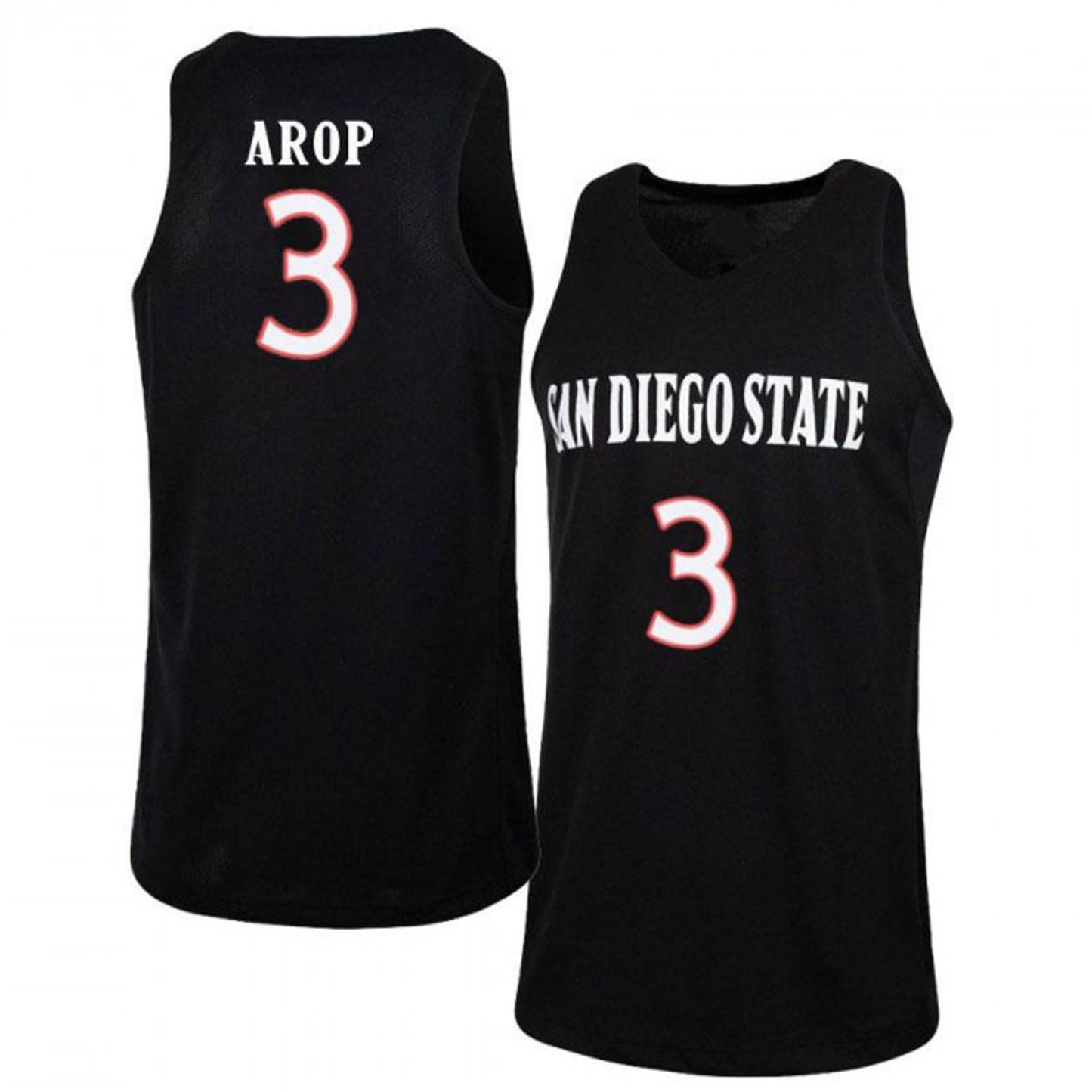 NCAAB Aguek Arop San Diego State Aztecs 3 Jersey