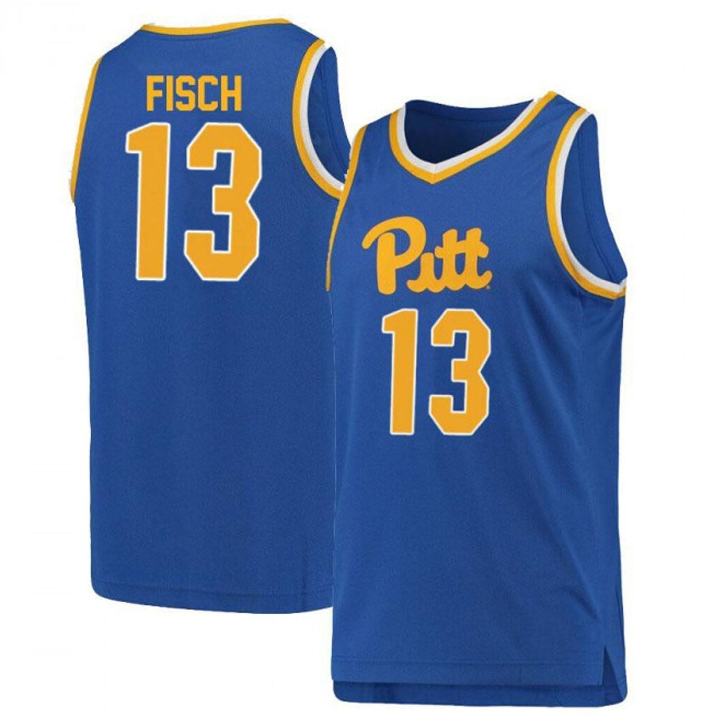 NCAAB Aidan Fisch Pittsburgh Panthers 13 Jersey