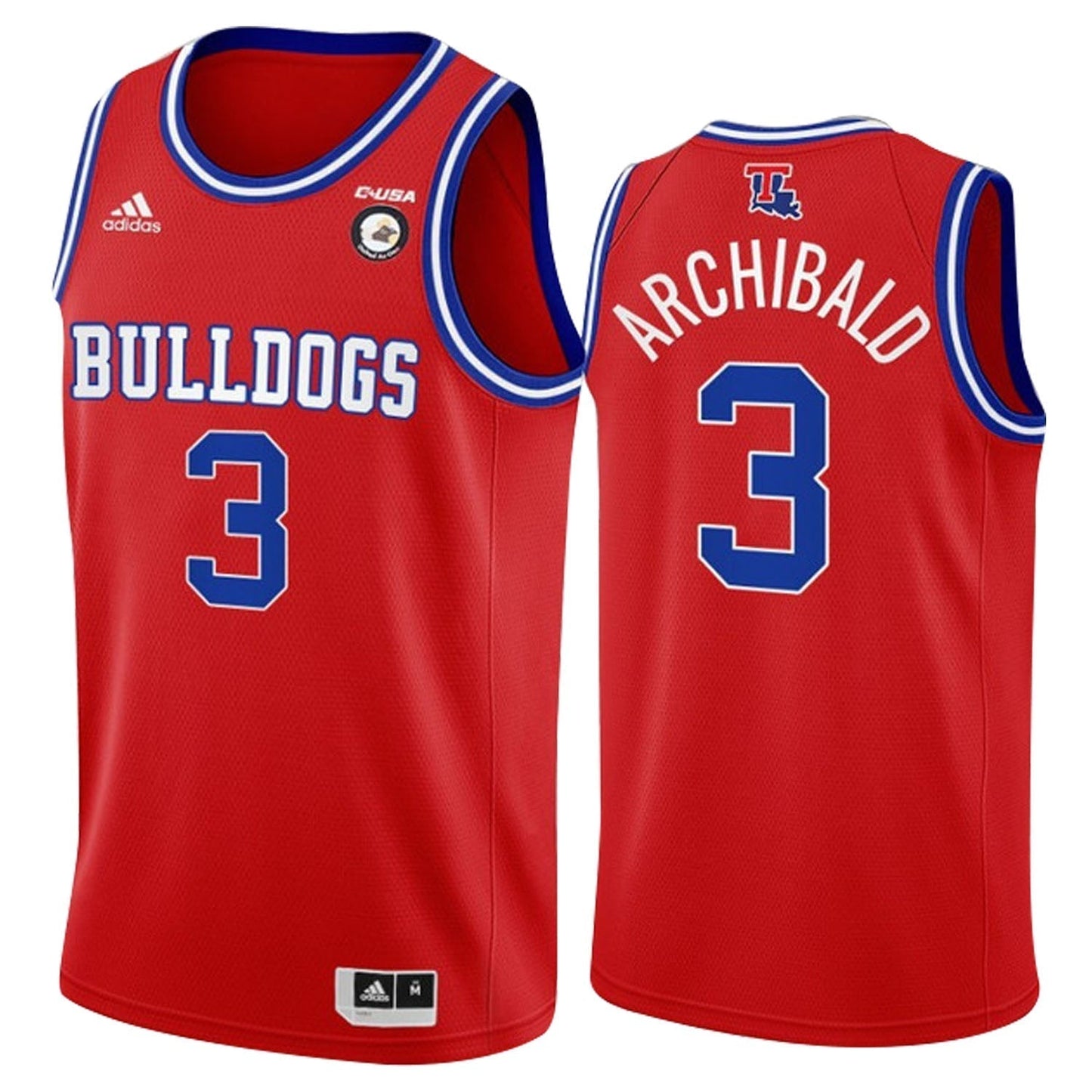 NCAAB Amorie Archibald Louisiana Tech Bulldogs 3 Jersey