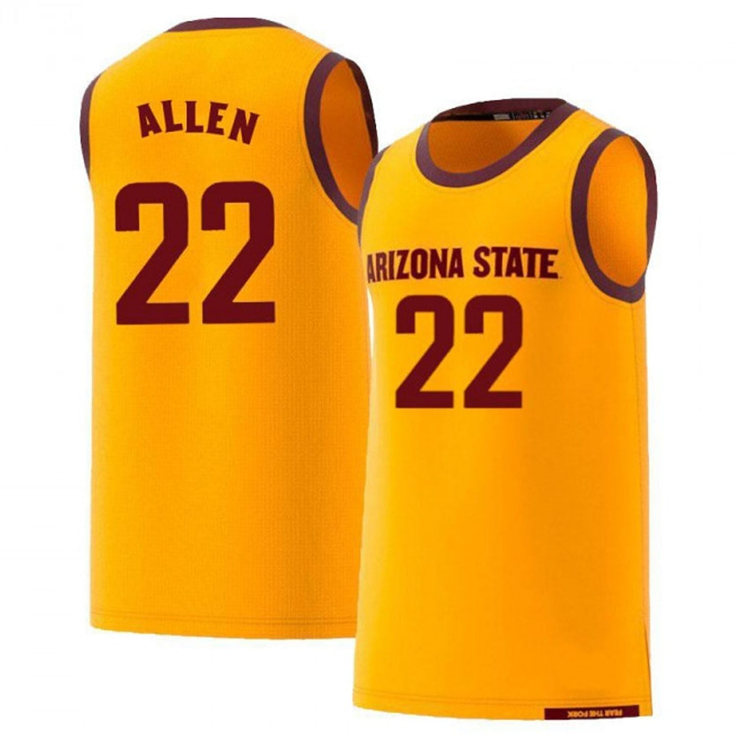 NCAAB Andre Allen Arizona State Sun Devils 22 Jersey