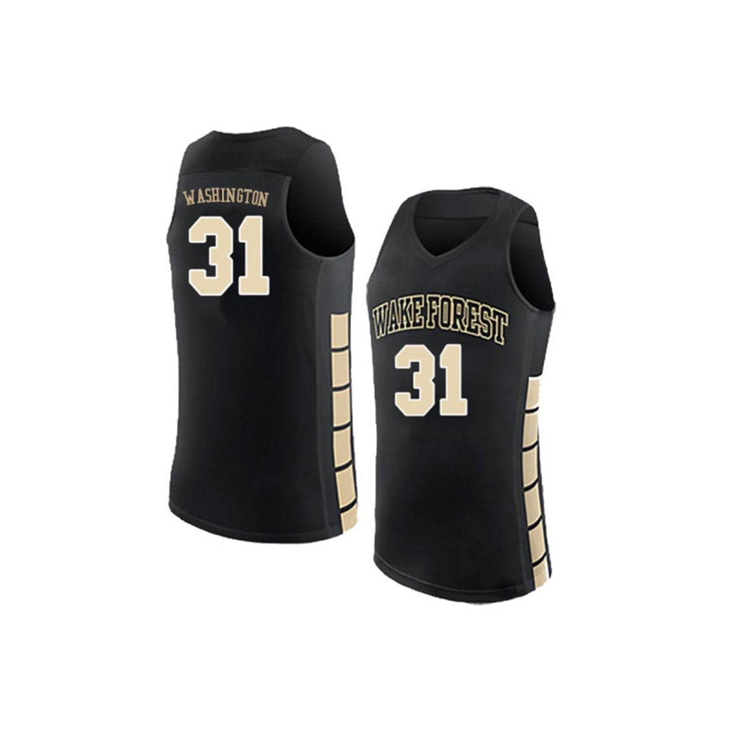 NCAAB Andre Washington Wake Forest Demon Deacons 31 Jersey