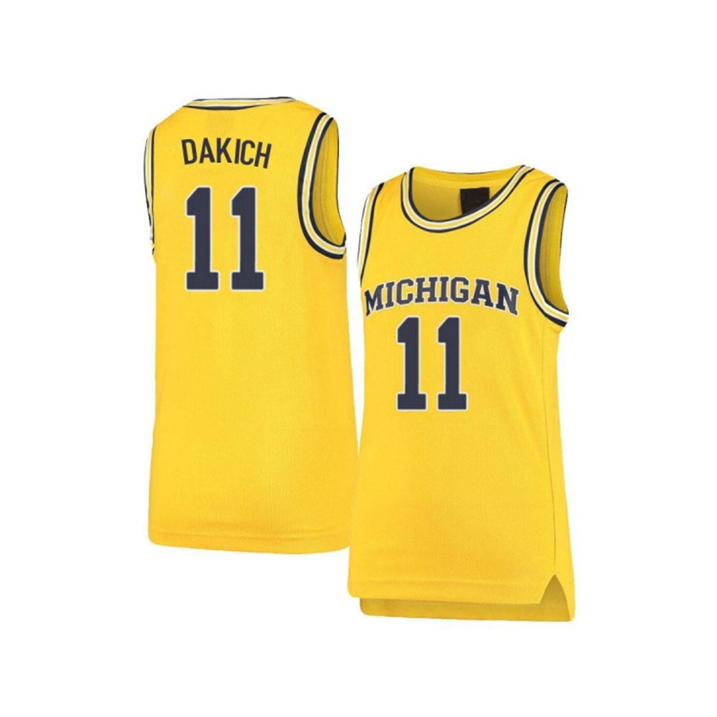 NCAAB Andrew Dakich Michigan Wolverines 11 Jersey