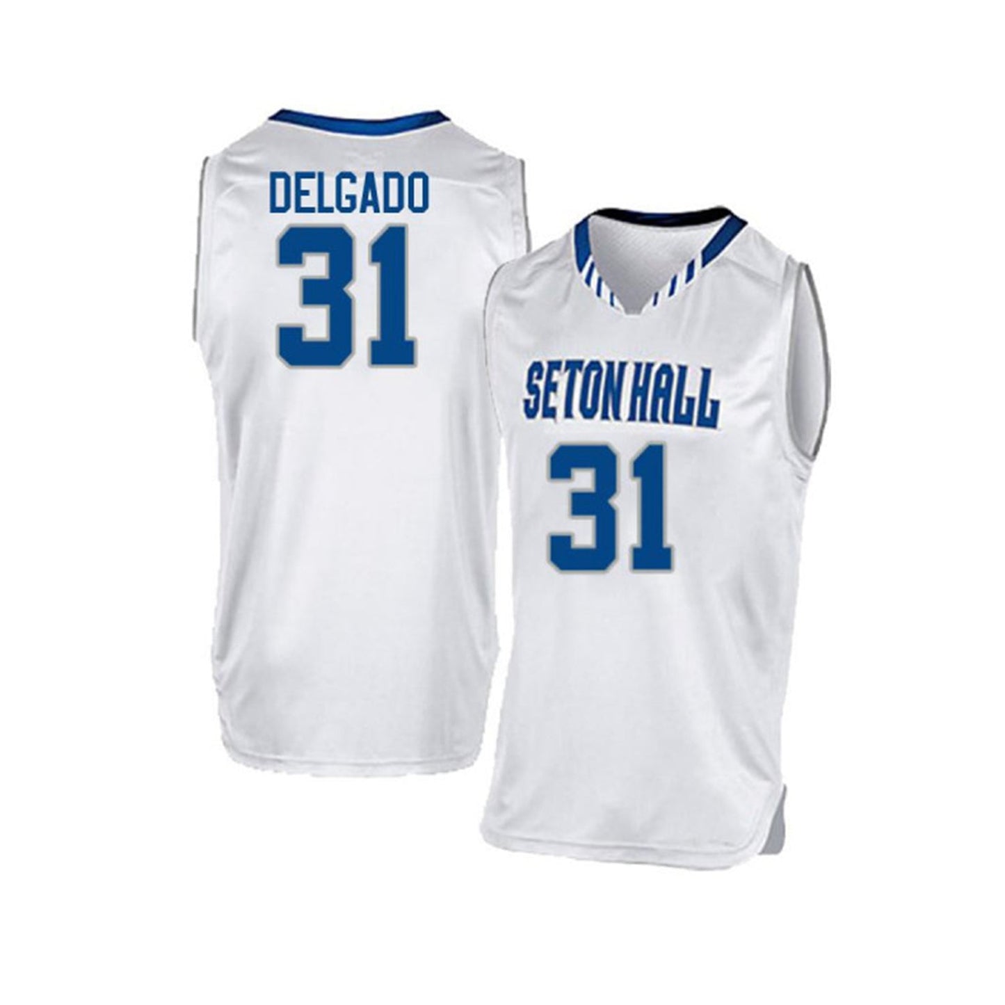NCAAB Angel Delgado Seton Hall Pirates 31 Jersey