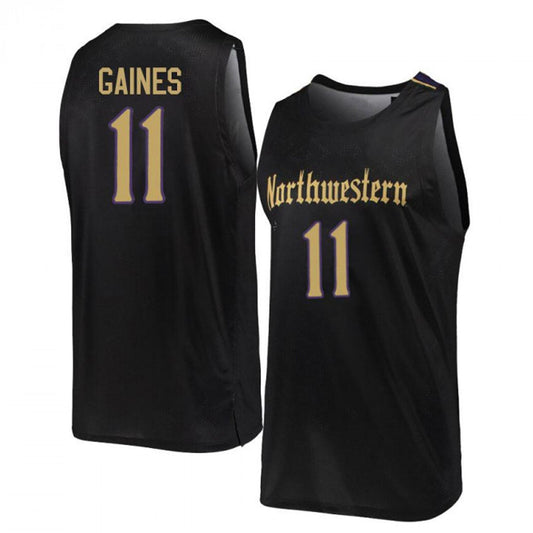 NCAAB Anthony Gaines Northwestern Wildcats 11 Jersey