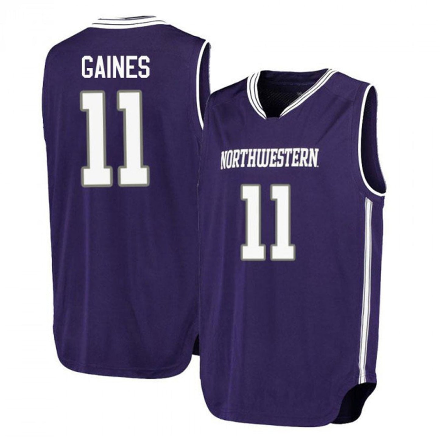 NCAAB Anthony Gaines Northwestern Wildcats 11 Jersey
