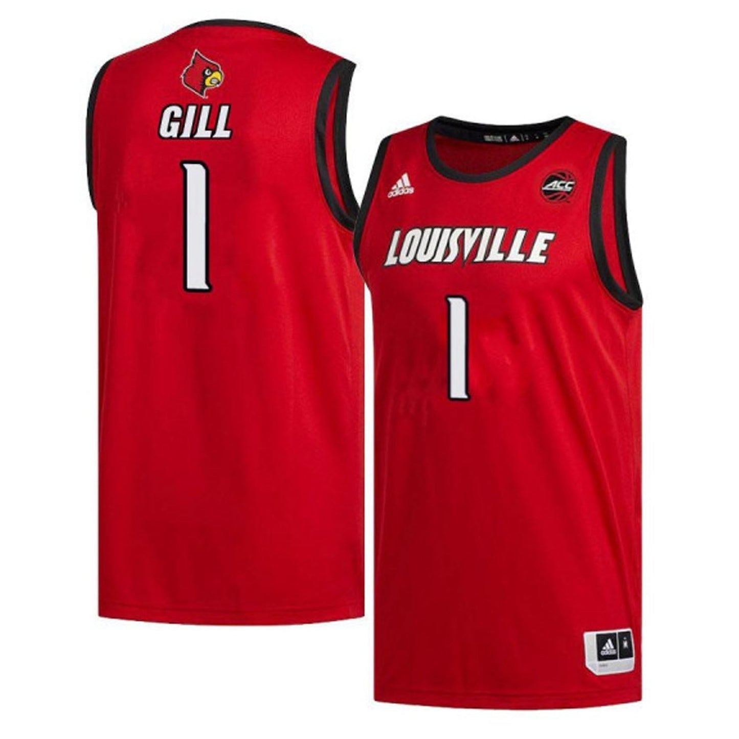 NCAAB Anton Gill Louisville Cardinals 1 Jersey