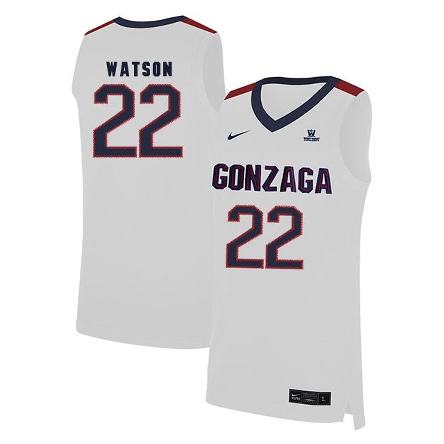 NCAAB Anton Watson Gonzaga Bulldogs 22 Jersey