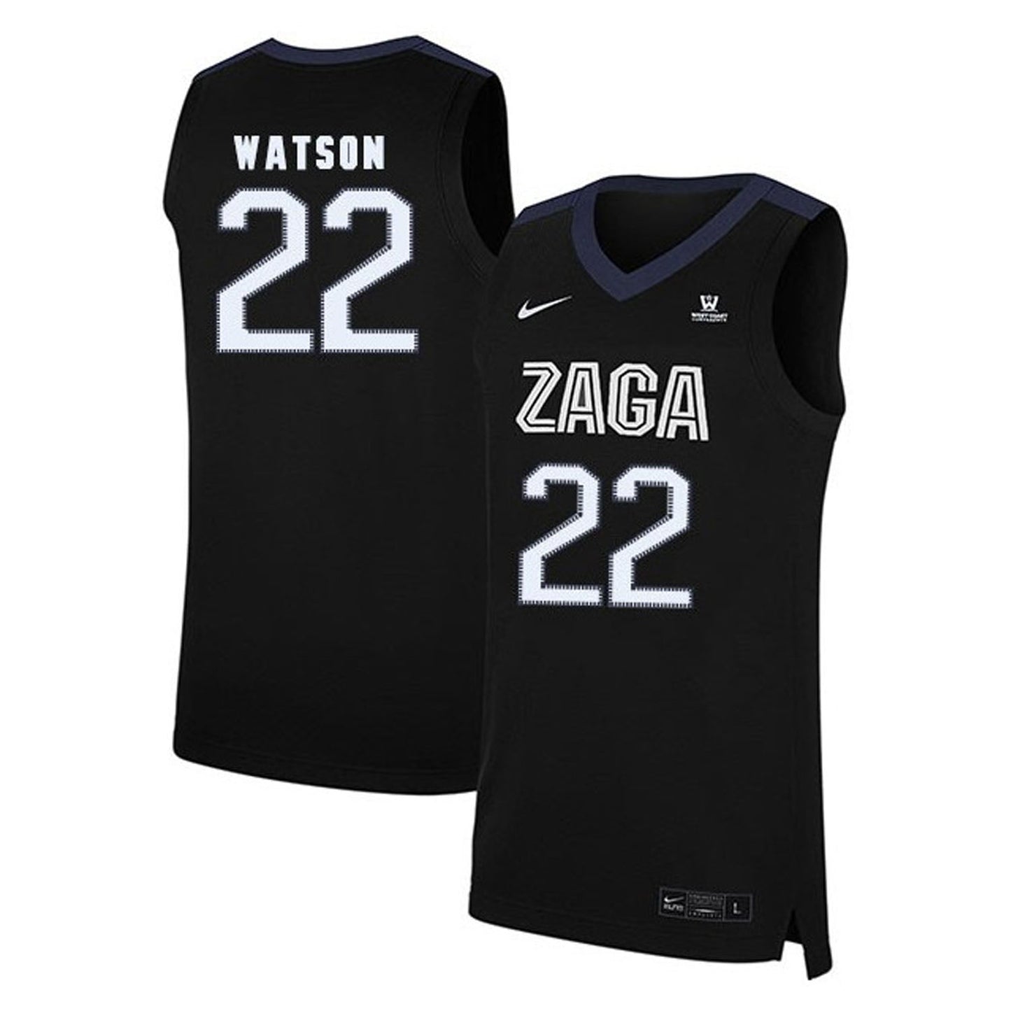 NCAAB Anton Watson Gonzaga Bulldogs 22 Jersey