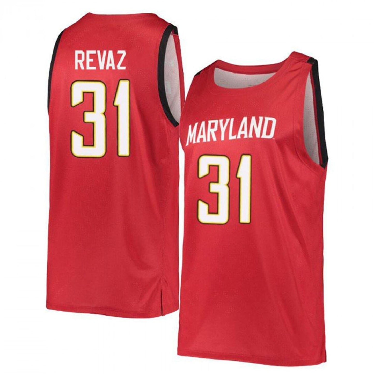 NCAAB Arnaud Revaz Maryland Terrapins 31 Jersey