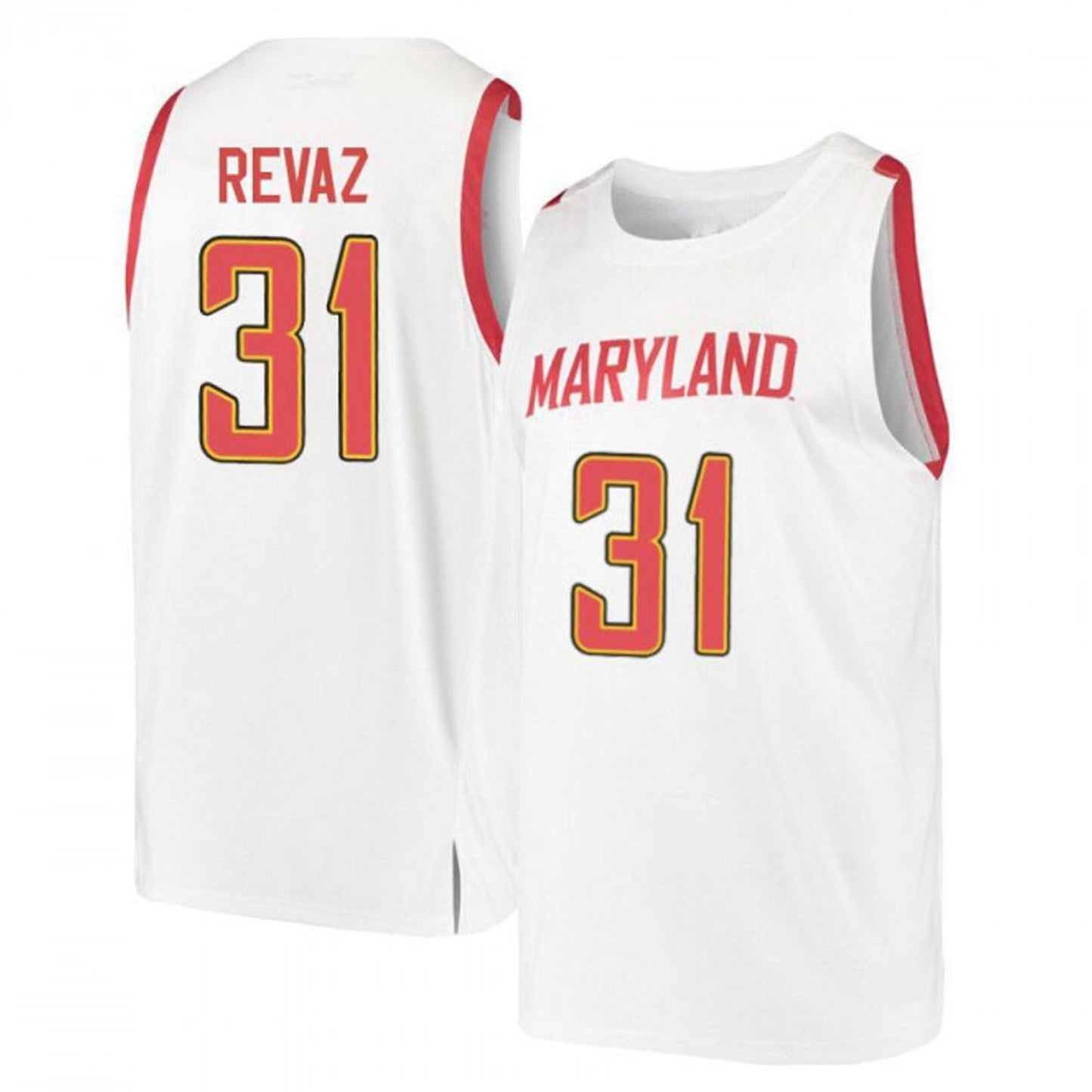 NCAAB Arnaud Revaz Maryland Terrapins 31 Jersey