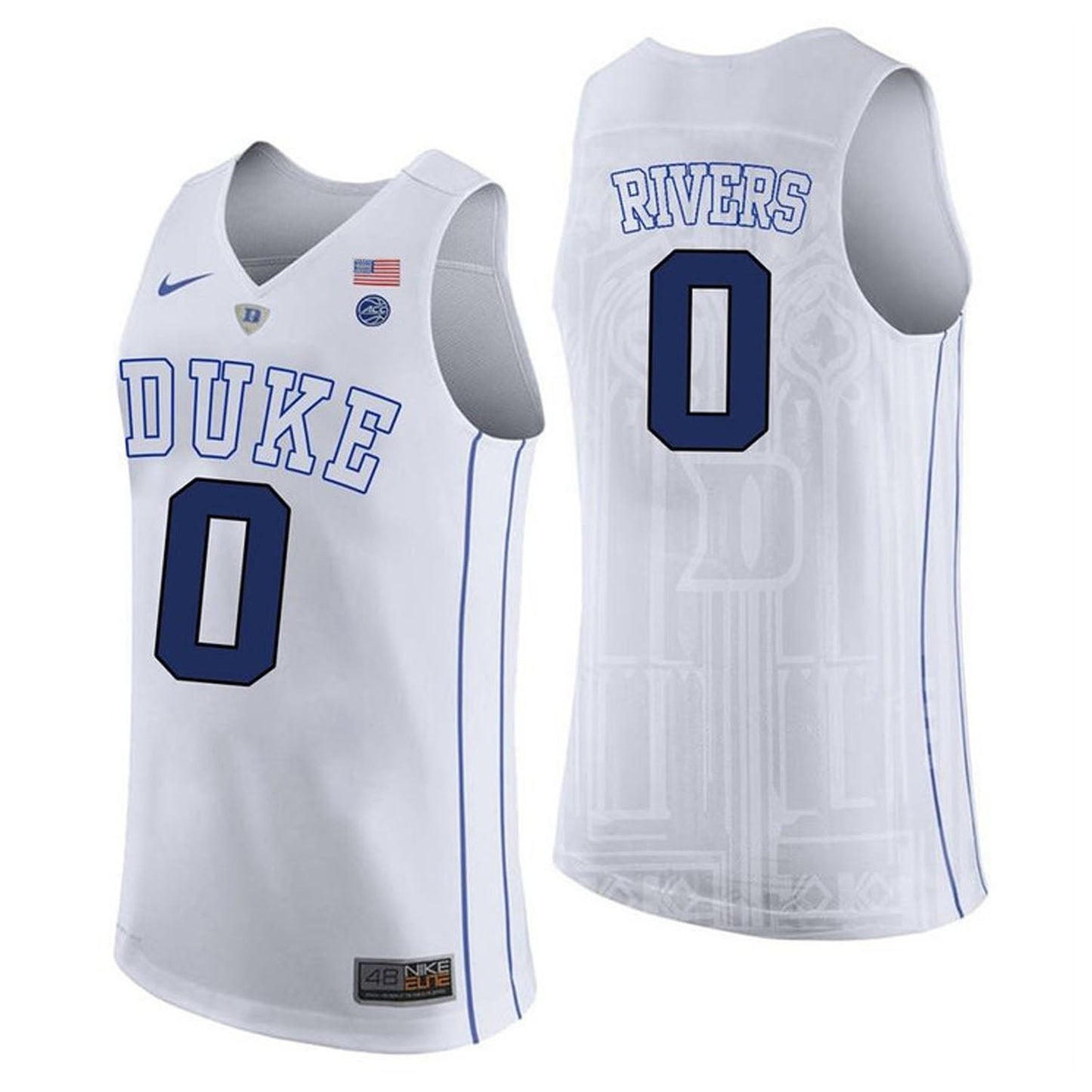 NCAAB Austin Rivers Duke Blue Devils 0 Jersey