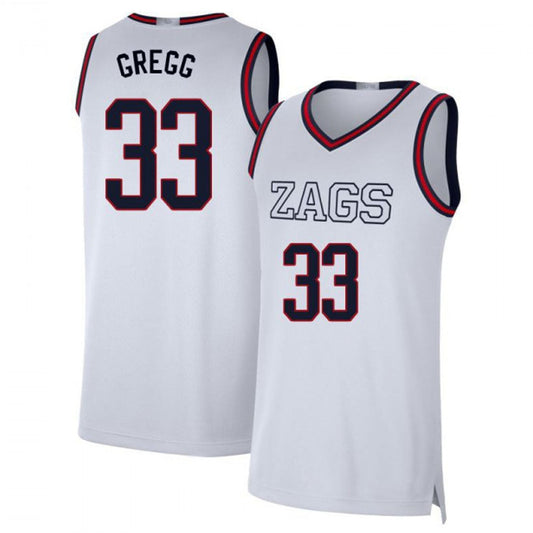 NCAAB Ben Gregg Gonzaga Bulldogs 33 Jersey