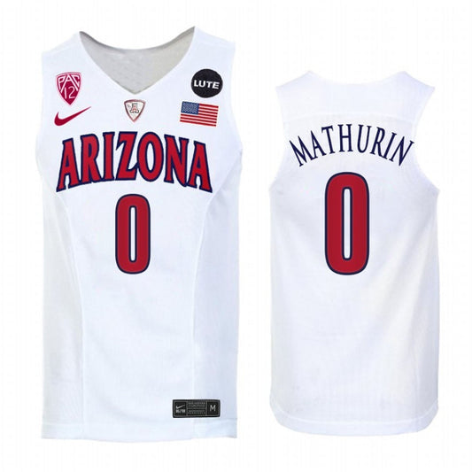 NCAAB Bennedict Mathurin Arizona Wildcats 0 Jersey