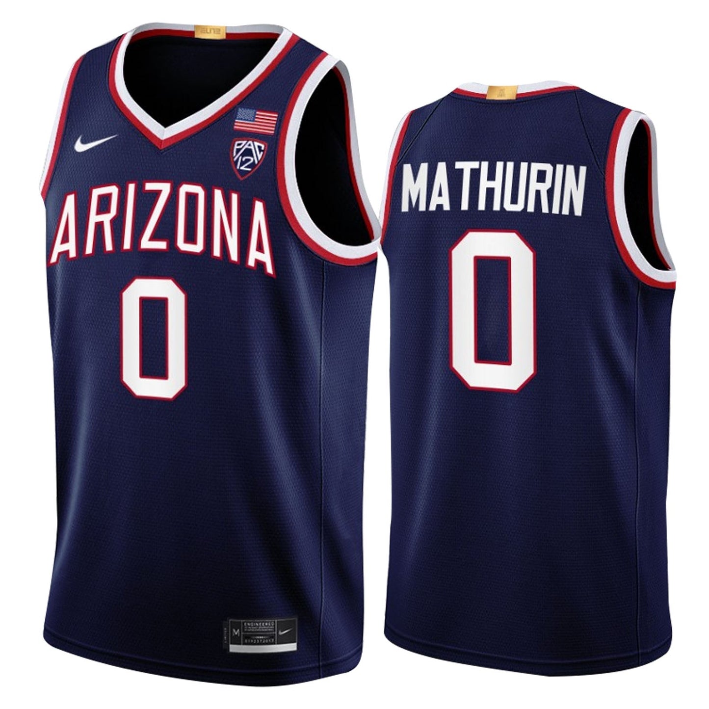 NCAAB Bennedict Mathurin Arizona Wildcats 0 Jersey
