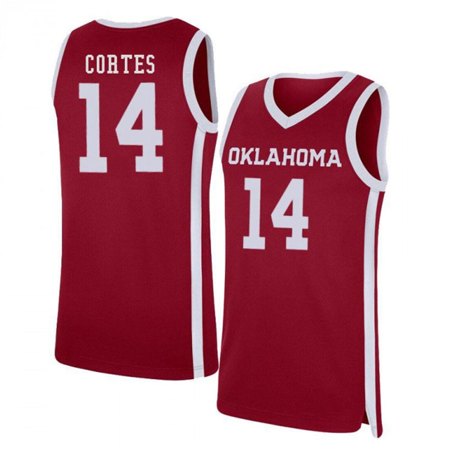 NCAAB Bijan Cortes Oklahoma Sooners 14 Jersey
