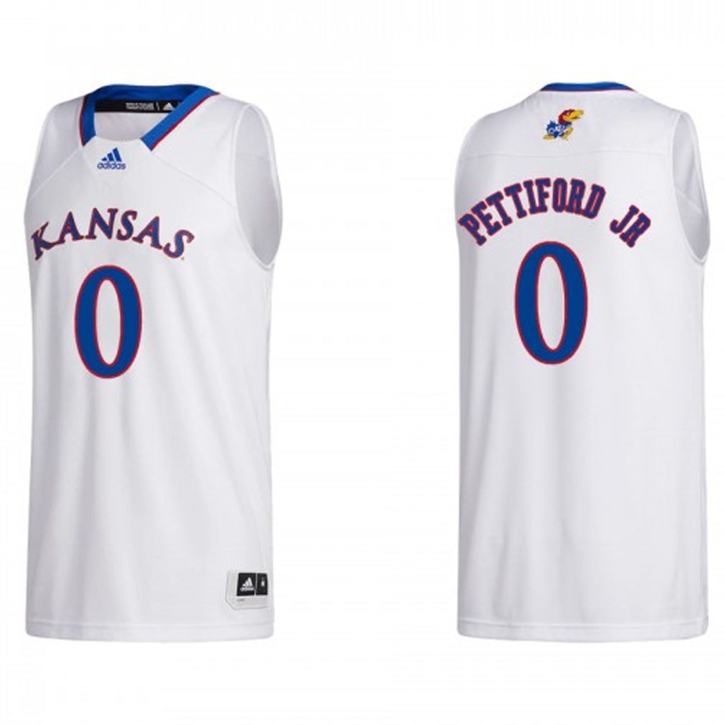 NCAAB Bobby Pettiford Jr Kansas Jayhawks 0 Jersey