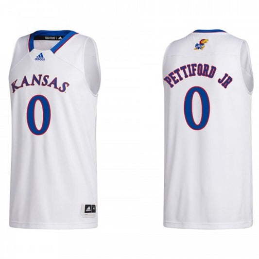 NCAAB Bobby Pettiford Jr Kansas Jayhawks 0 Jersey
