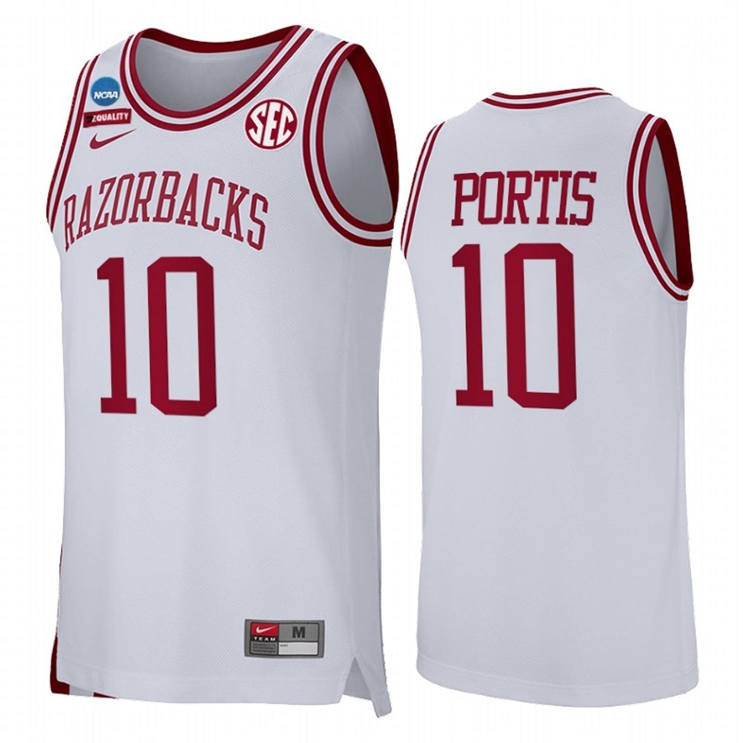 NCAAB Bobby Portis Arkansas Razorbacks Cardinal 10 Jersey