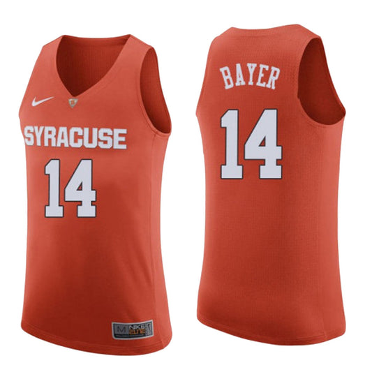 NCAAB Braedon Bayer Syracuse Orange 14 Jersey