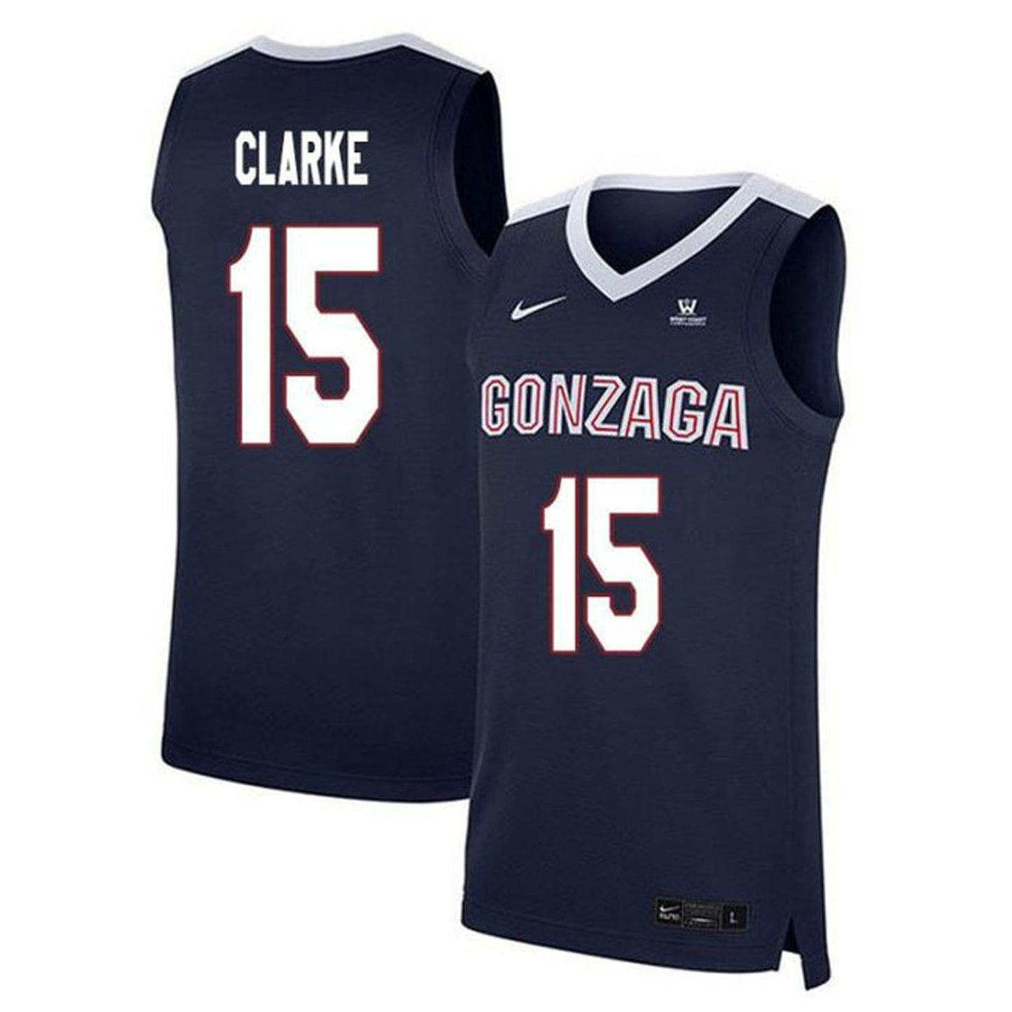 NCAAB Brandon Clarke Gonzaga Bulldogs 15 Jersey
