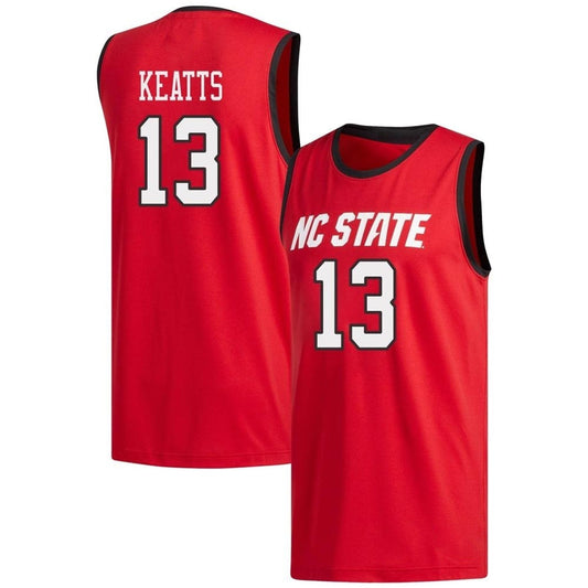 NCAAB  KJ Keatts NC State Wolfpack 13 Jersey