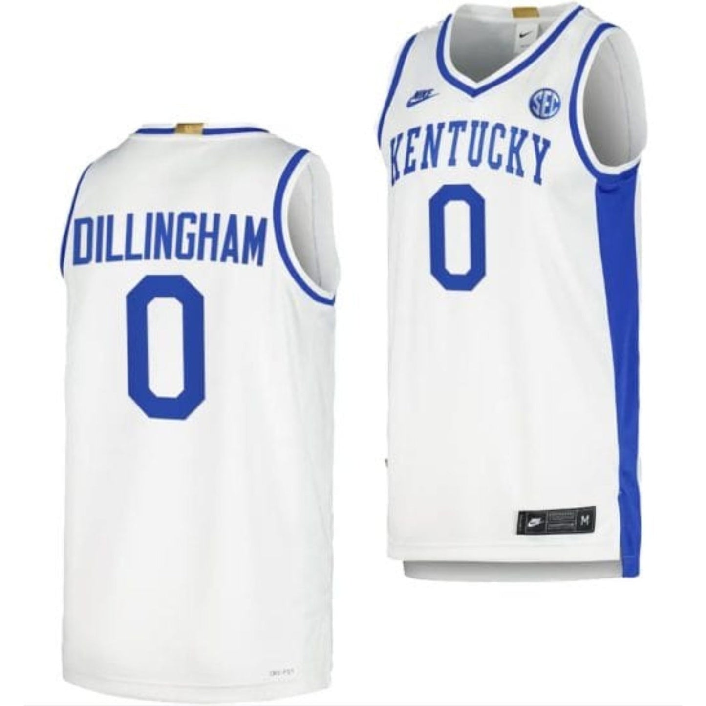 NCAAB Robert Dillingham Kentucky Wildcats 0 Jersey