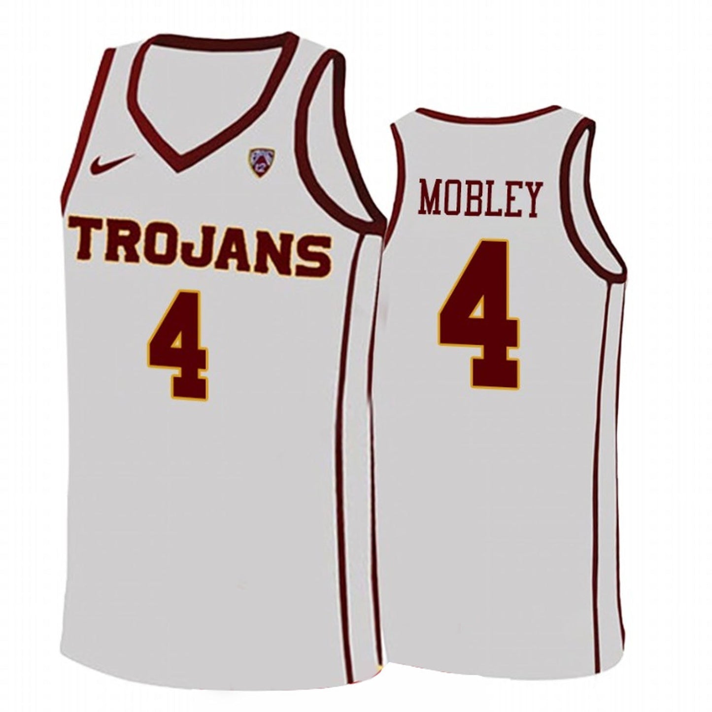 NCAA Evan Mobley USC Trojans 4 Jersey