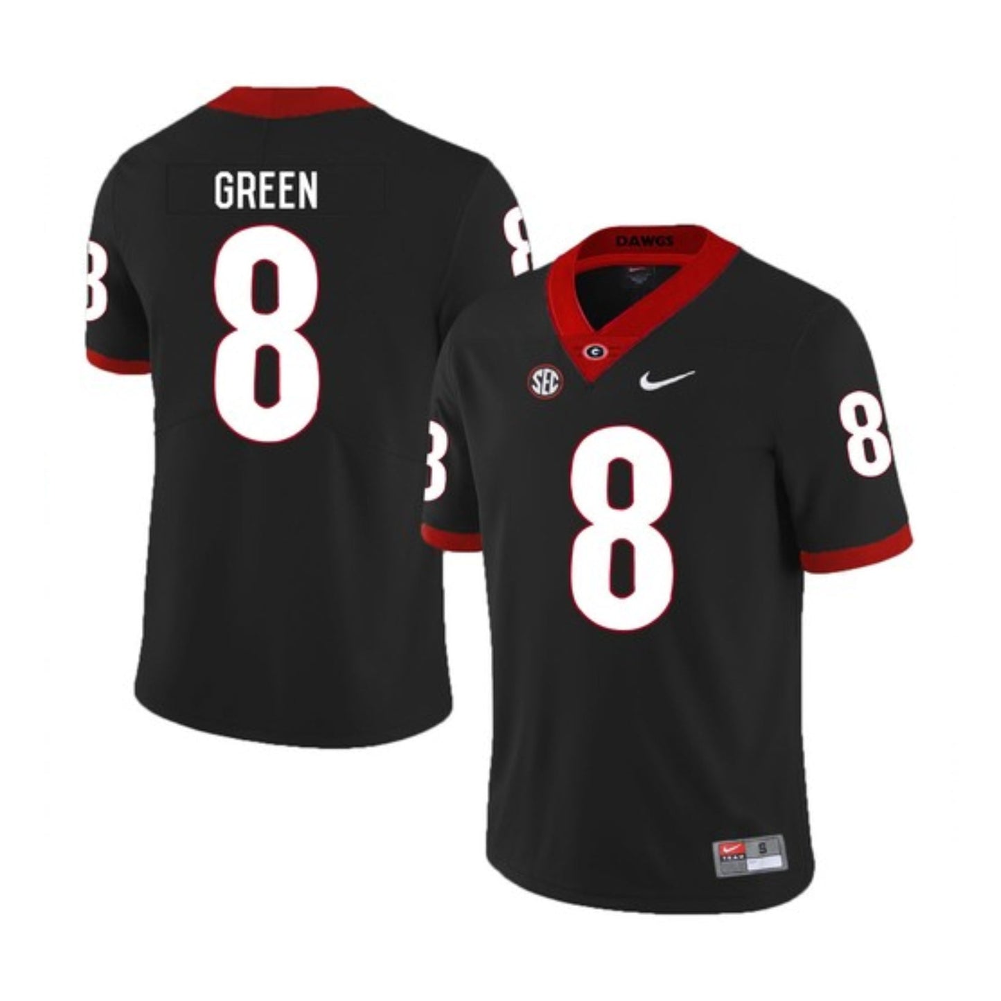 NCAAF AJ Green Georgia Bulldogs 8 Jersey